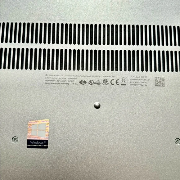 HP Silver ProBook 450 g7 (2020)